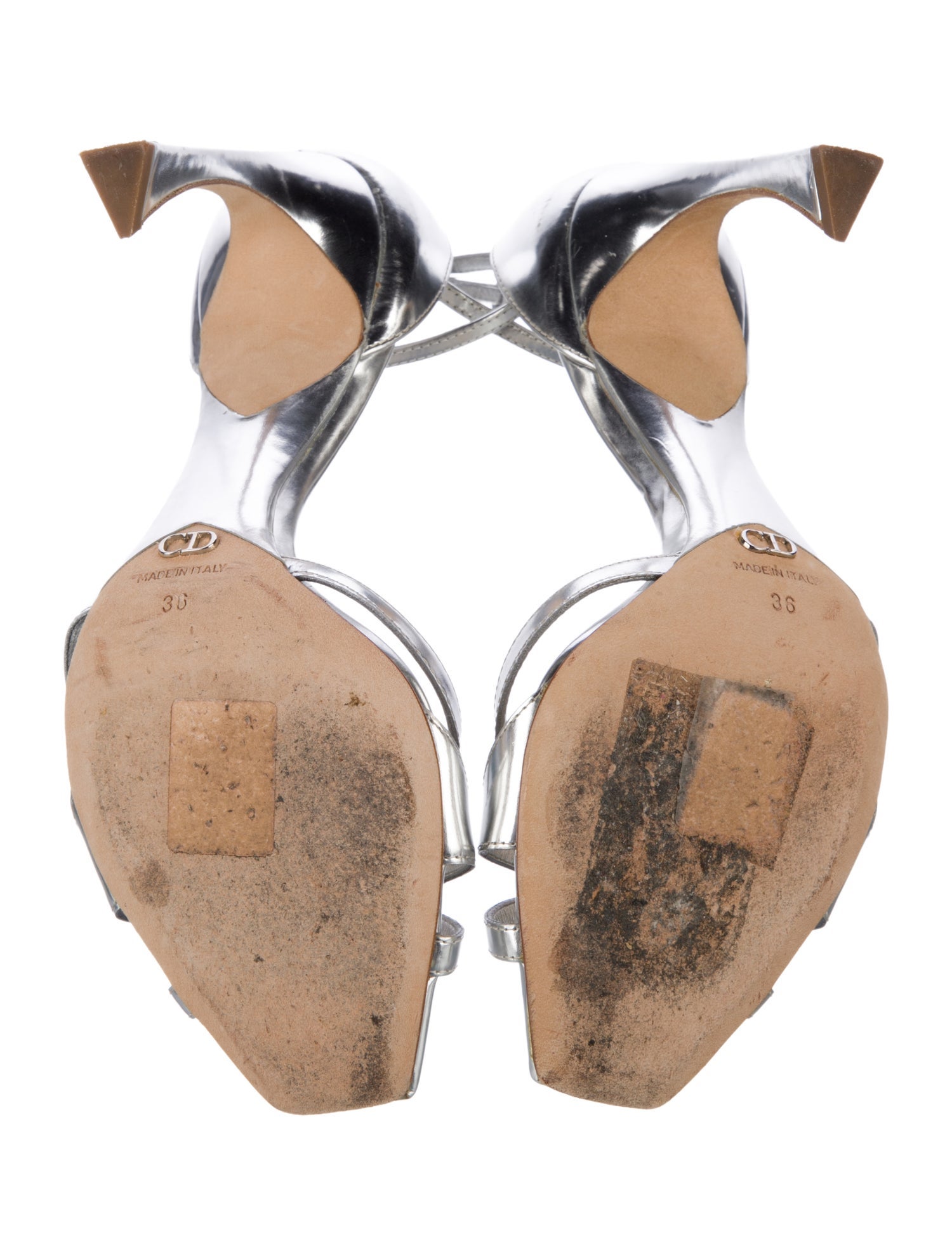 Christian Dior Patent Leather Sandals